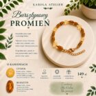 Bransoletka - Bursztynowy Promień